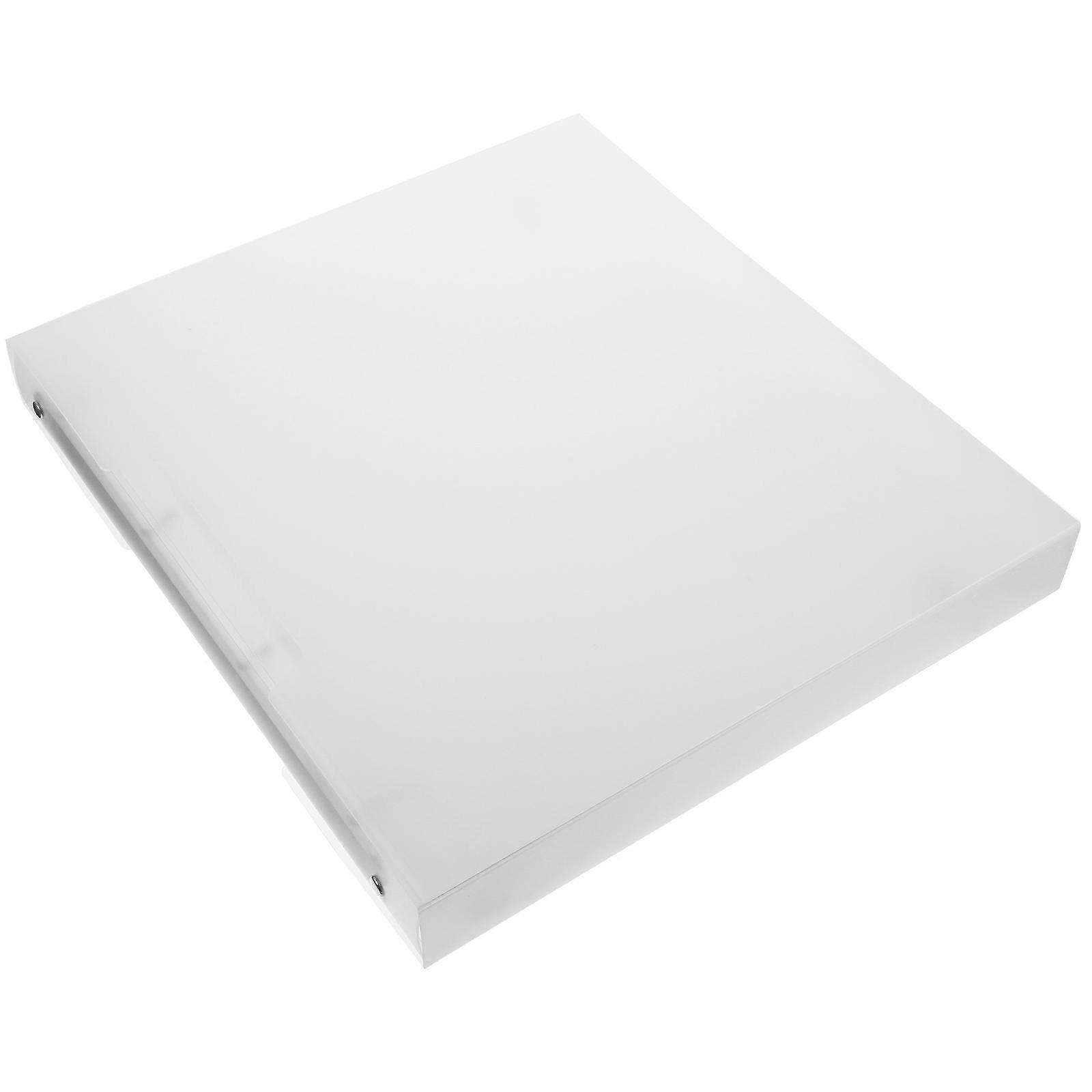 Plastic File Folders With Pockets Vertical File Folder for Travel PP Material 31.80X27.00X0.10cm Anti- 1Set