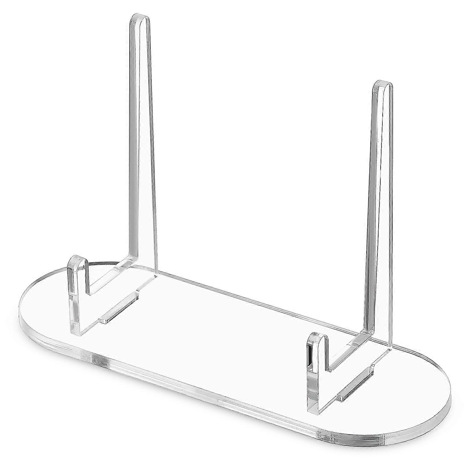 Clear Acrylic Multi Functional Display Stand for Cards, Plates, and Small Items – Compact, Sturdy, and Easy to Maintain