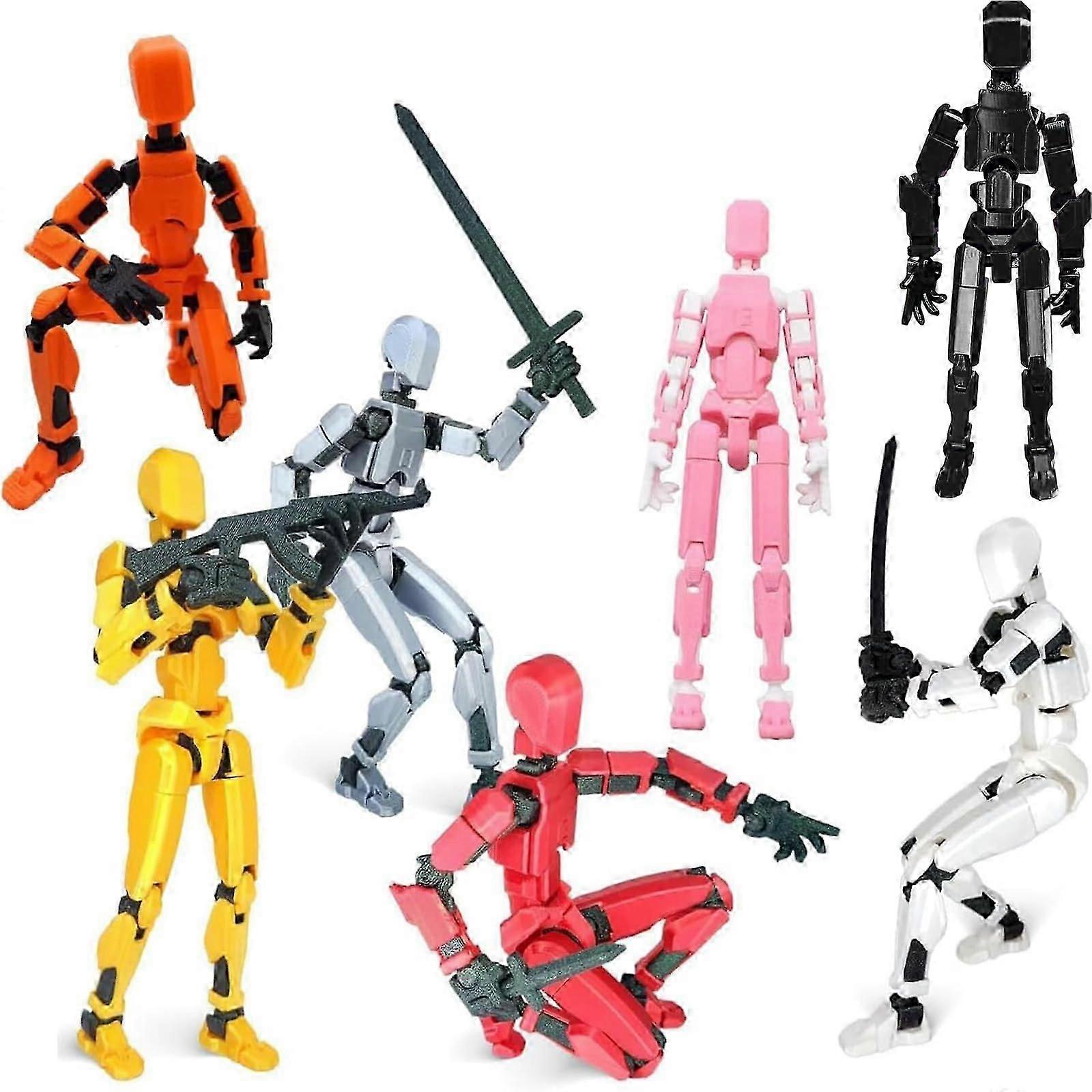 T13 Actionfigur Titan 13 Actionfigur Robothandling Figur 3D-trykt handling