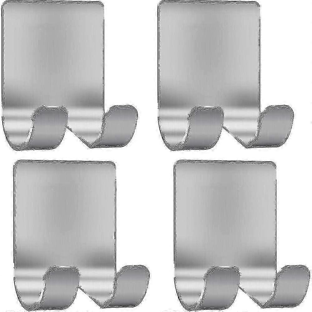 高級カミソリホルダーはシャワーフックに適していますフックホルダー(4個入り)ボンデッドステンレス-チュアン--