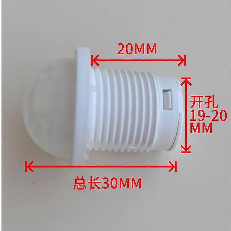 4pcs High Sensitivity Infrared Motion Sensor Shell Cover for Human Body Detection White Plastic Housing for Security Systems Energy Management