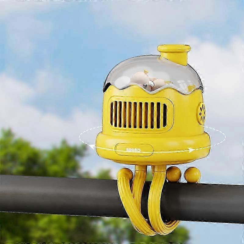 USB Rechargeable Portable Handheld Desk Stroller Fan with Tripod