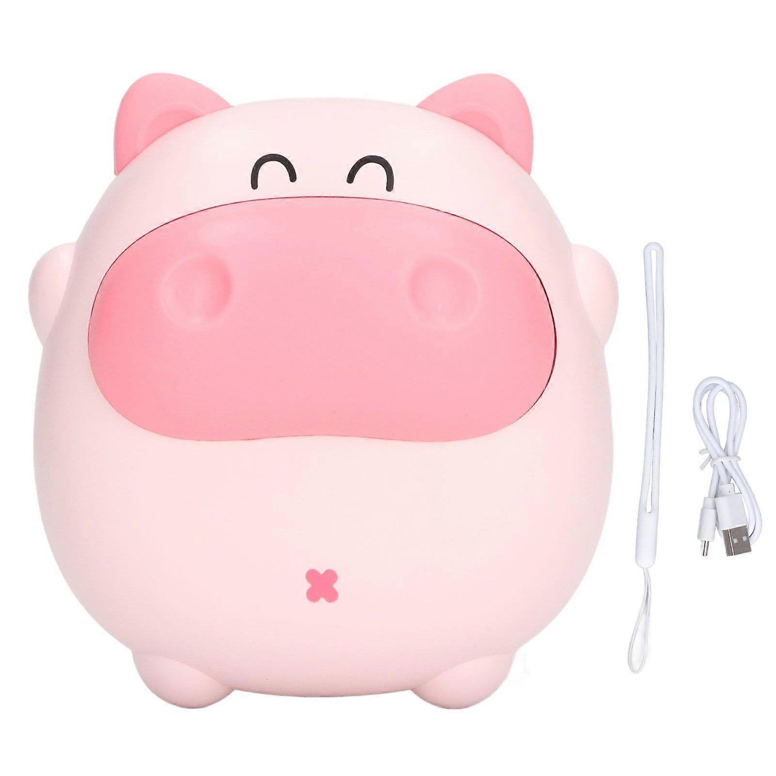 2025 Latest Model Hand Warmer Cartoon Pig Shape 2 Levels Temperature