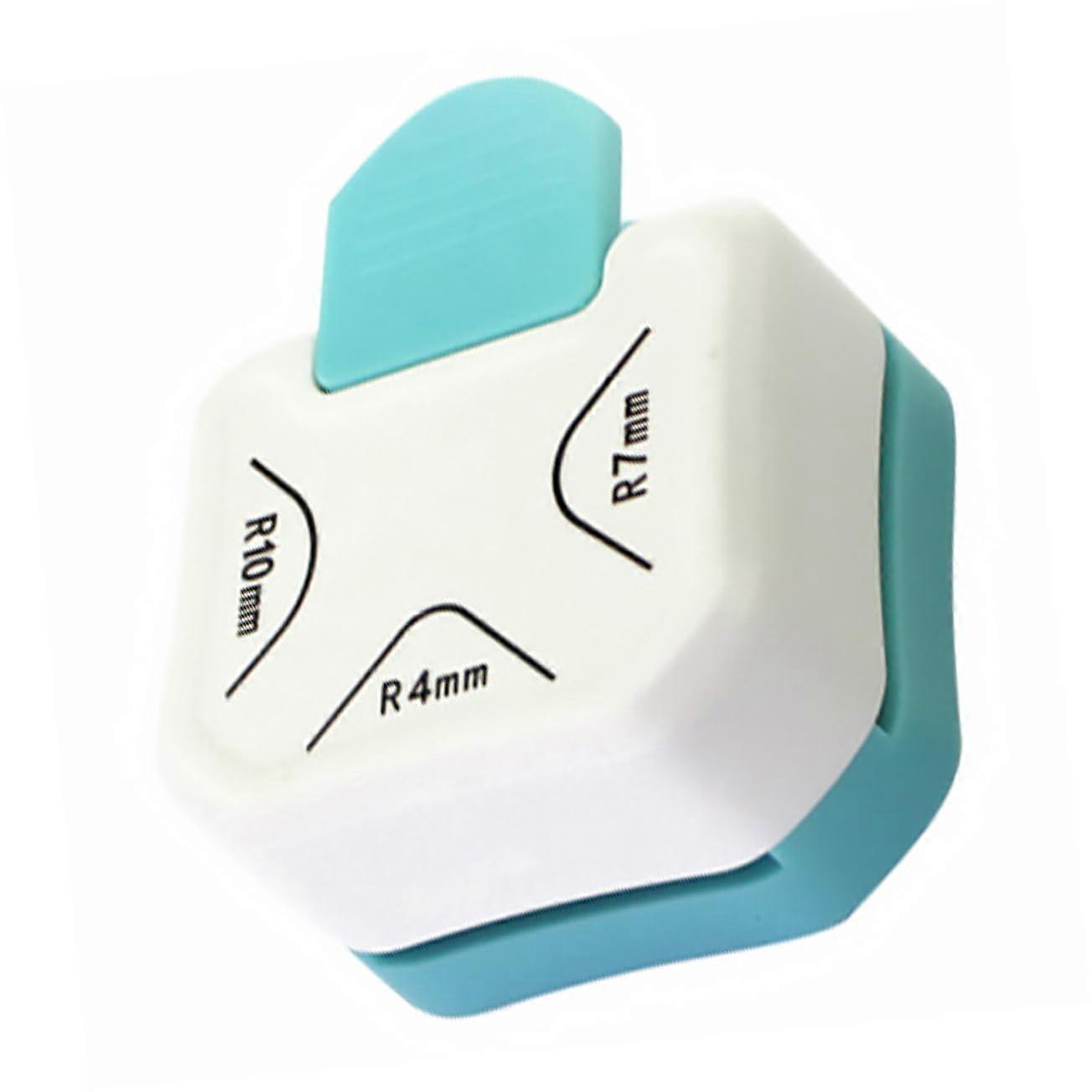 Corner Cutter for Cards and Scrapbooking - Easy to Use Plastic Round Stamp for DIY Paper Projects