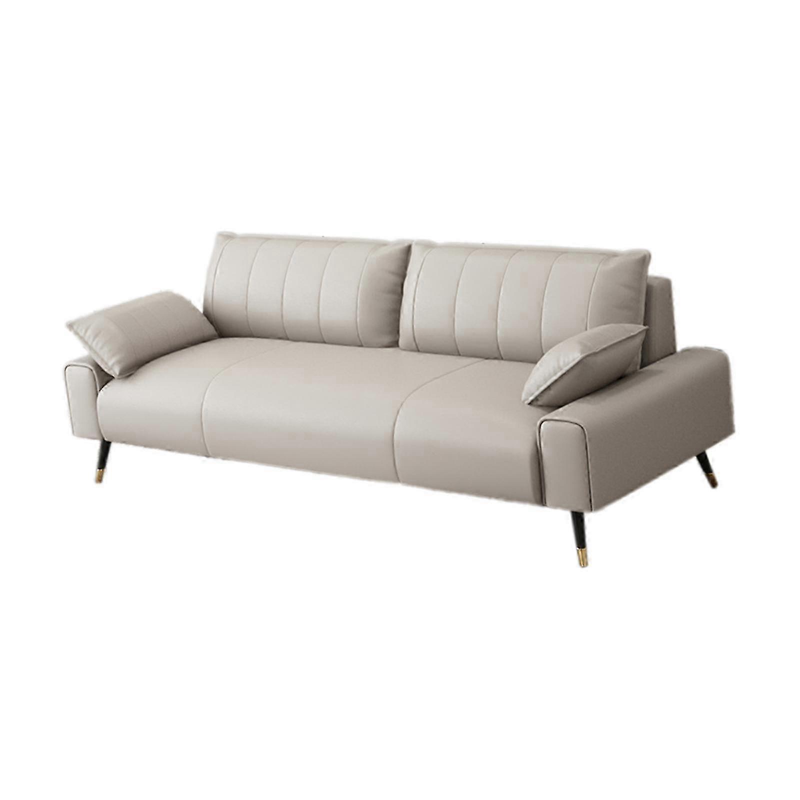 Modern Comfortable Sofa Couch for Living Room, Guest Room, or Apartment Home in Beige Color