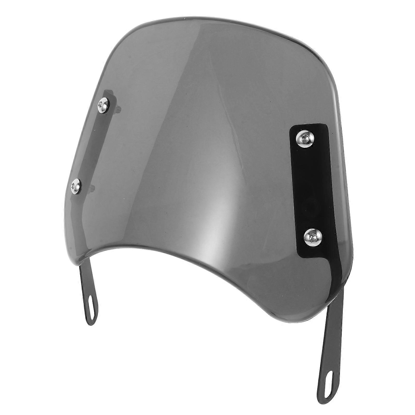 Retro Motorcycle Windshield Windscreen Deflector Durable Easy Install Enhanced Visibility Protection Against Wind Debris