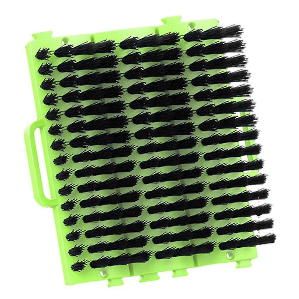Durable Pet Massage Device for Grooming, Natural Horse Hair and Cattle Tail Brush for Gentle Massage, Suitable for Horses and Cows