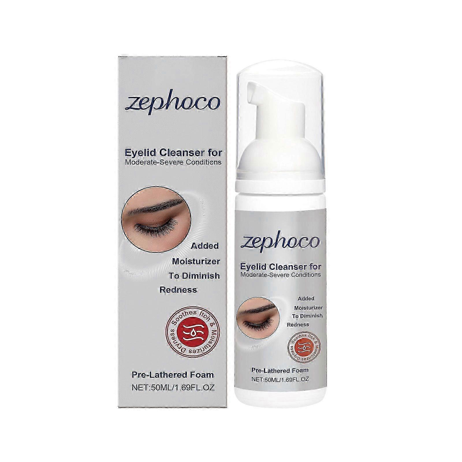 Foam Eyelid Cleanser - Αφρώδες Scrub Βλεφάρων - Φυσικό pH Ισορροπημένο Διάλυμα - Eyelash Extension Cleanser Βλεφάρων Αφρώδες Καθαριστικό Βλεφάρων Σαμπουάν Lash Foam για
