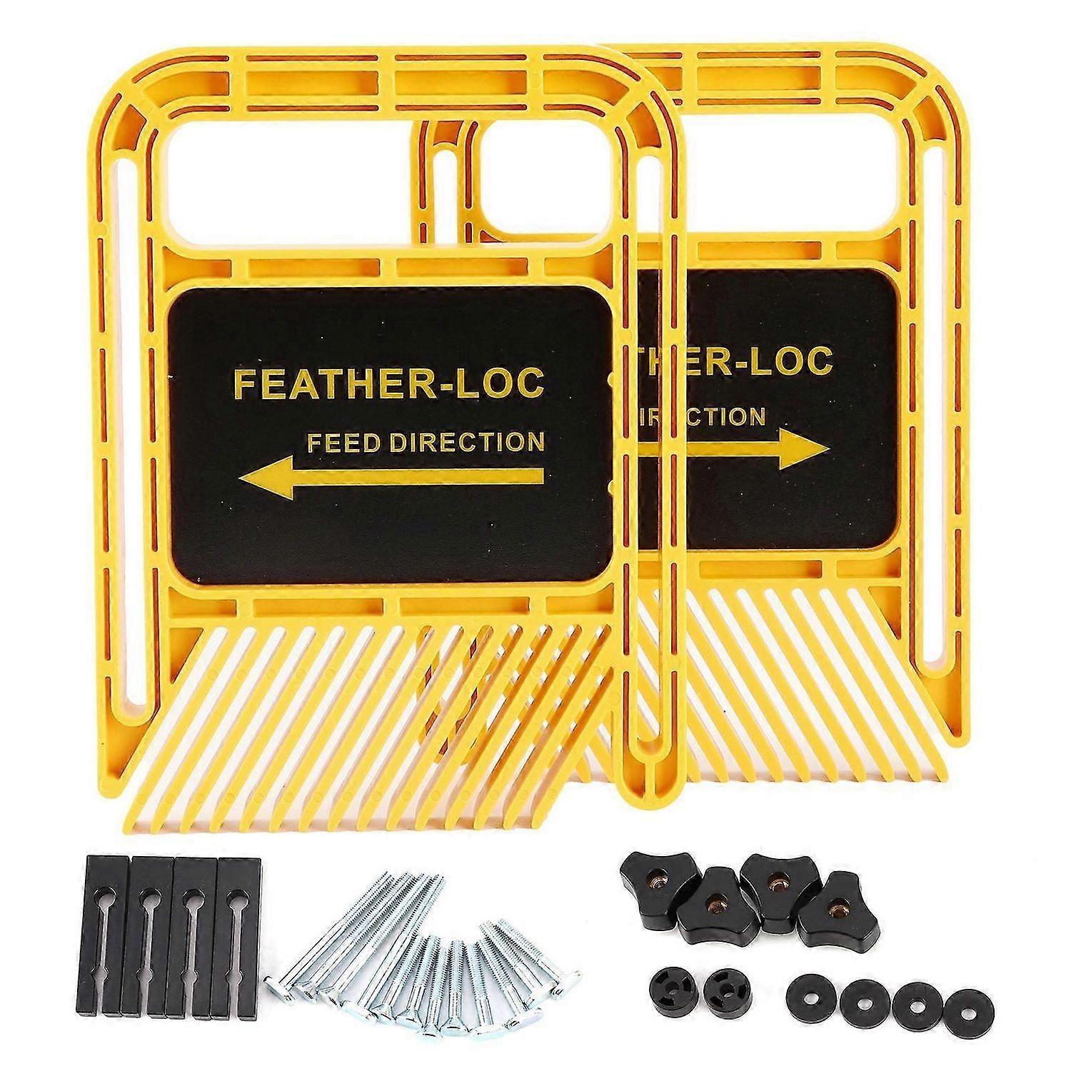 Woodworking Feather Board Set Router Table Saws Carpentry Aid Hand Tool Kit Hardware