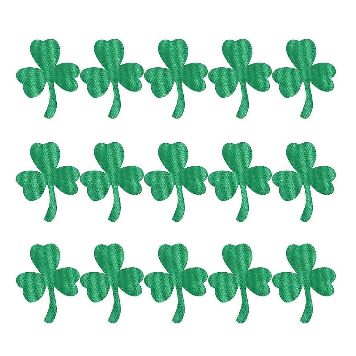 Sewing Embroidered Patches Small Shamrock Design Diy Projects For Jackets Pillows 100Pcs