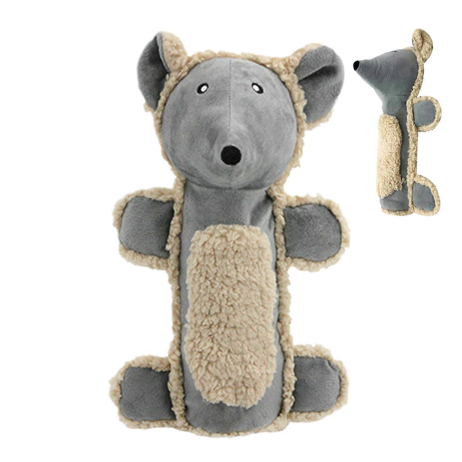 Plush Toy for Dogs Squeaky Interactive Dog Toy Soft Deer and Bear for Aggressive Chewers