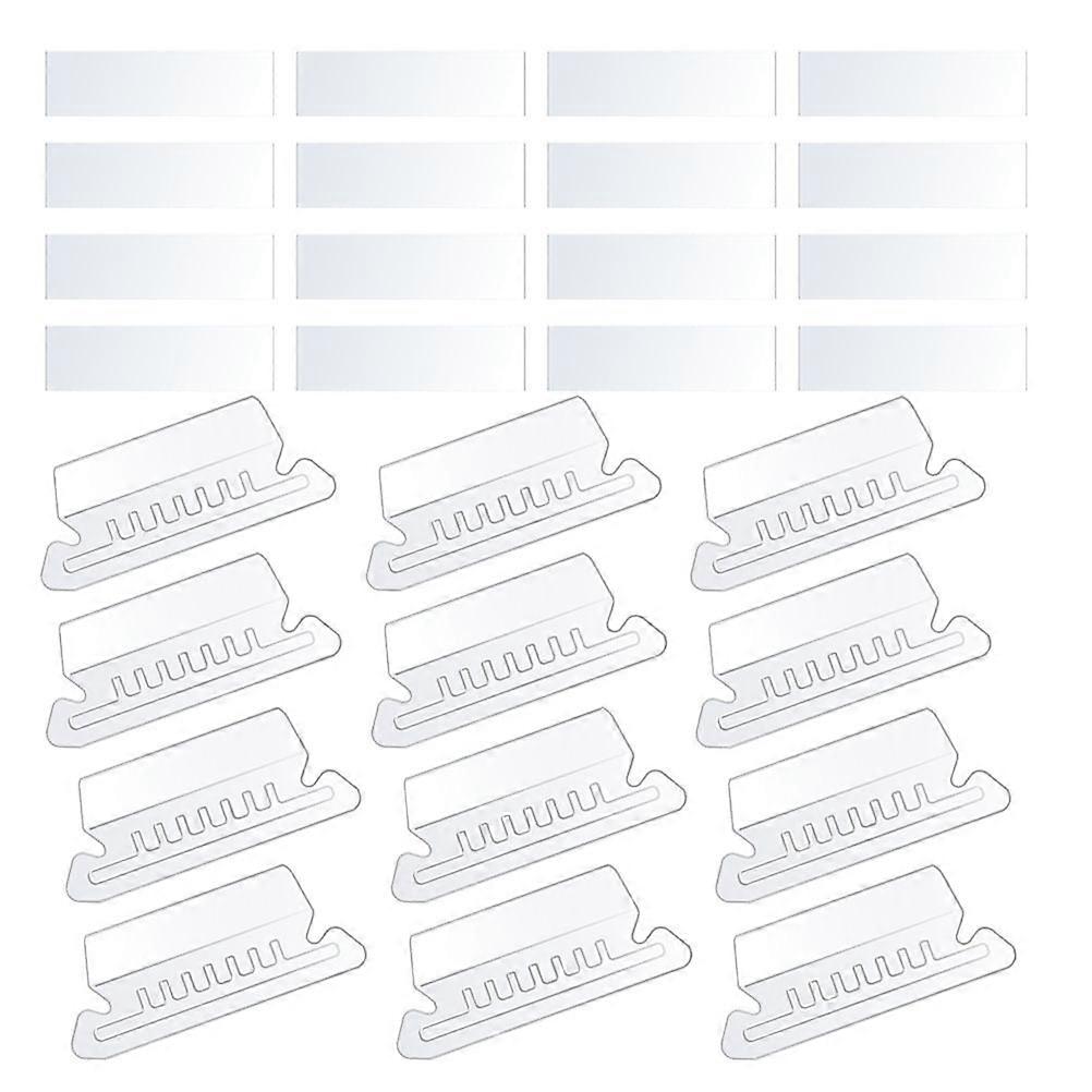 File Folders Labels File Filing Tabs For Office Work White 8.00X3.00X0.30CM 1Set