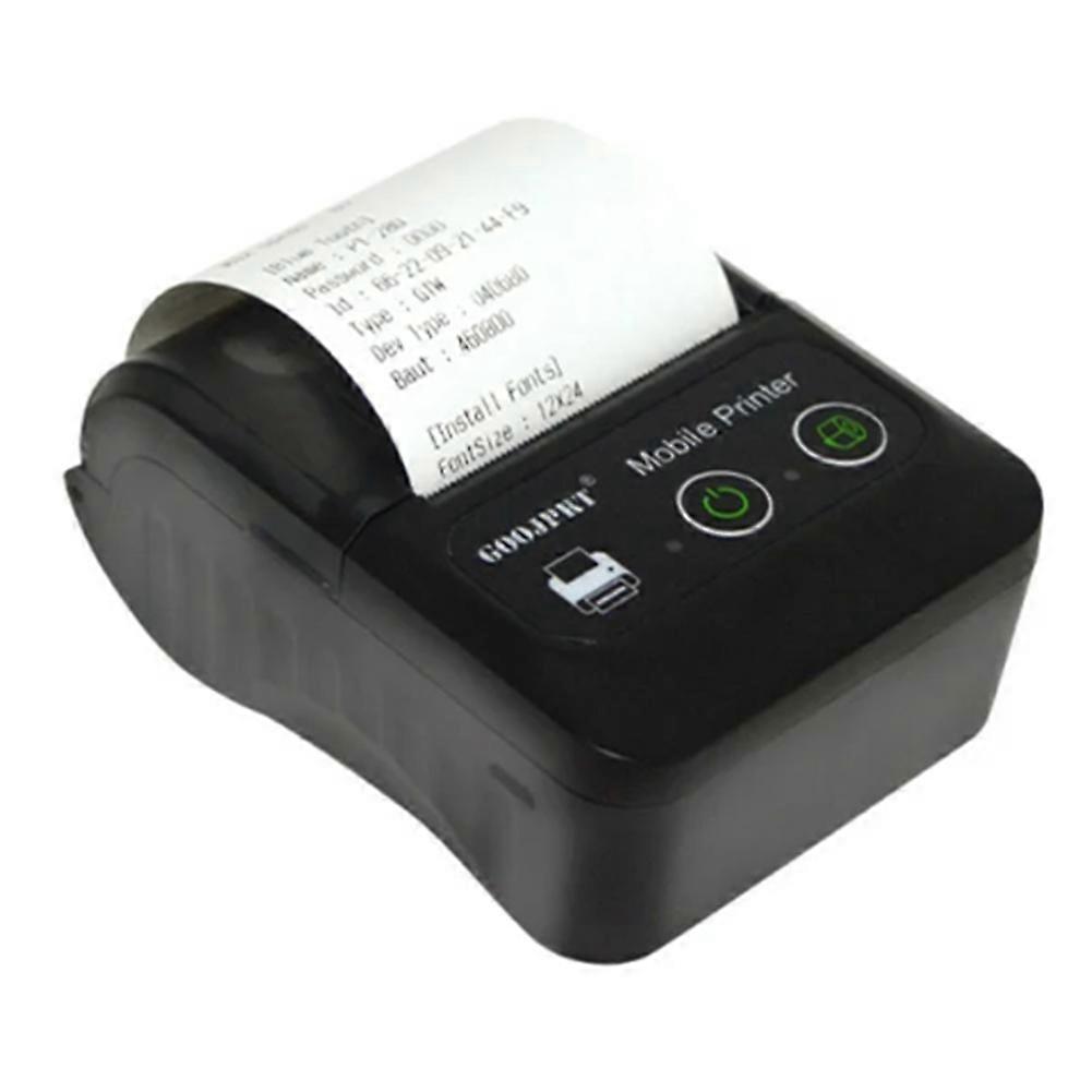 GOOJPRT Mini Portable Bluetooth Thermal Receipt Compatible with Mutil-Ple System for POS Machine to Print Bill Printer EU Plug