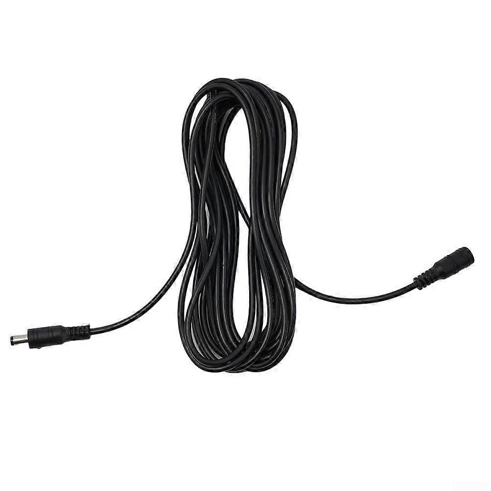 DC extension cable for CCTV camera, compatible with LED lighting, features a 2.1mm plug and measures up to 10 meters (5 meters) 5meter.