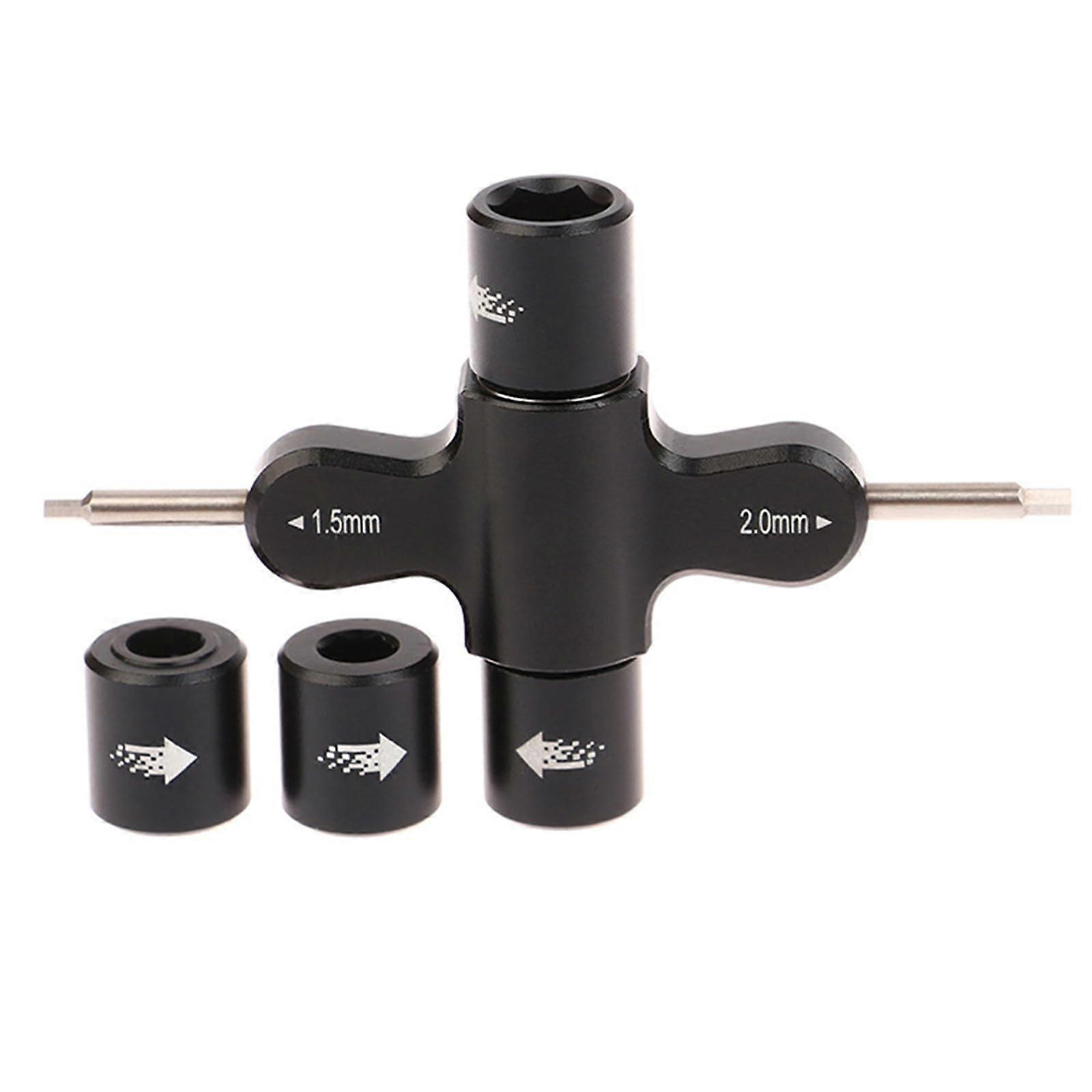 Ergonomic ratchet wrenches quickrelease bearings for model aircraft assembly and electronic component installation.