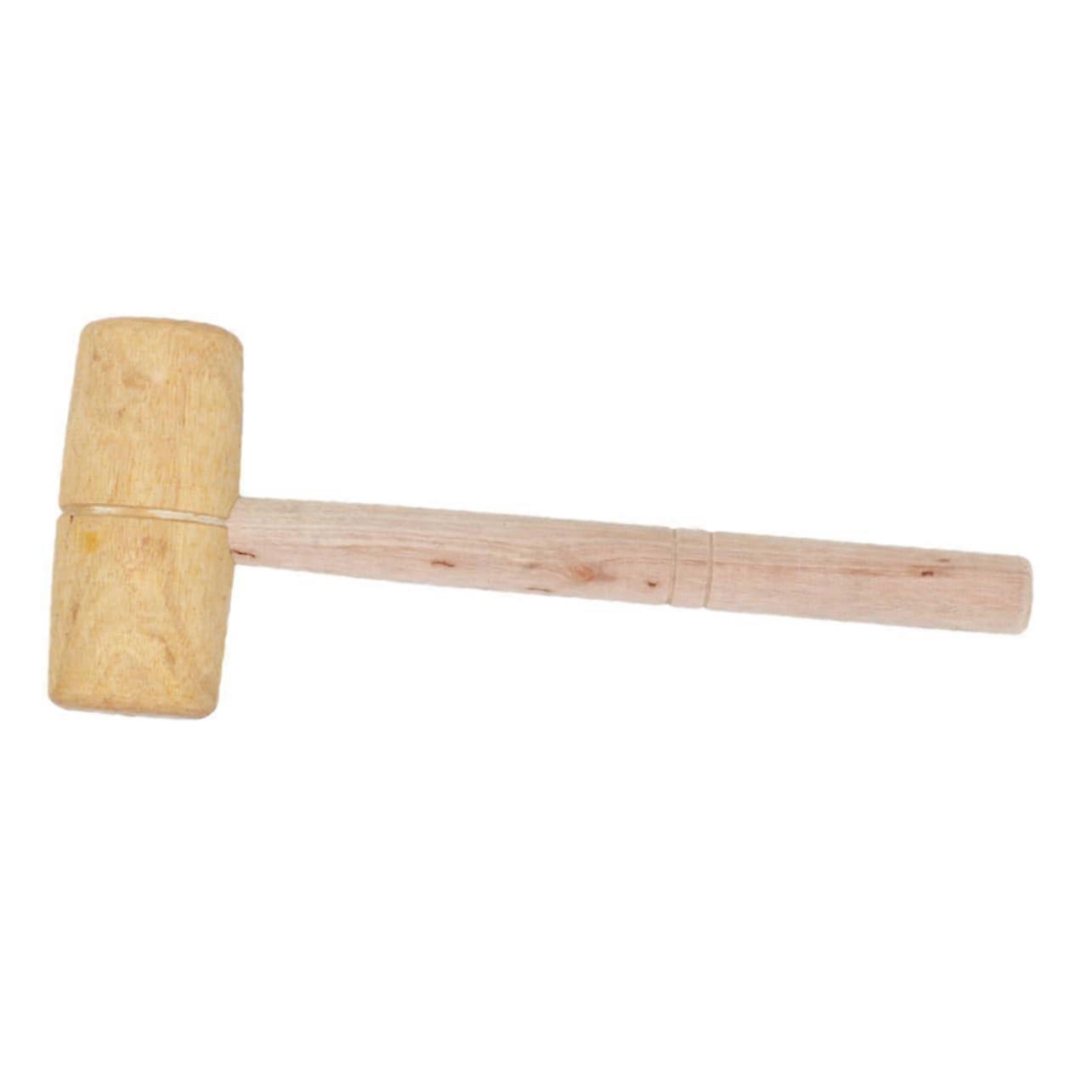 Compact Wooden Hammer Made of Solid Wood for DIY Projects and Professional Woodworking with NonSlip Grip and Versatile Applications for Various Tasks
