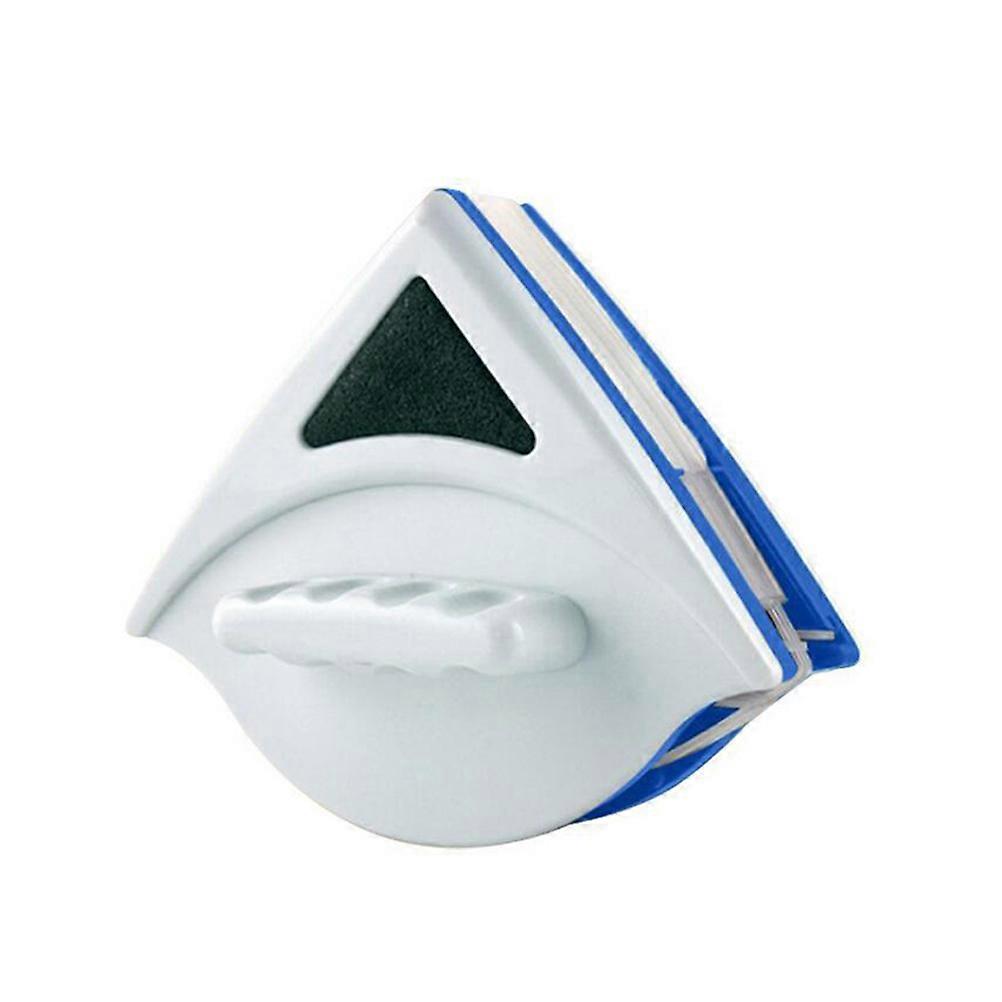 Magnetic Glass Wiper Cleaner Window Cleaning Blue Rectangular For 3-8mm Thickness Glass 1Pack