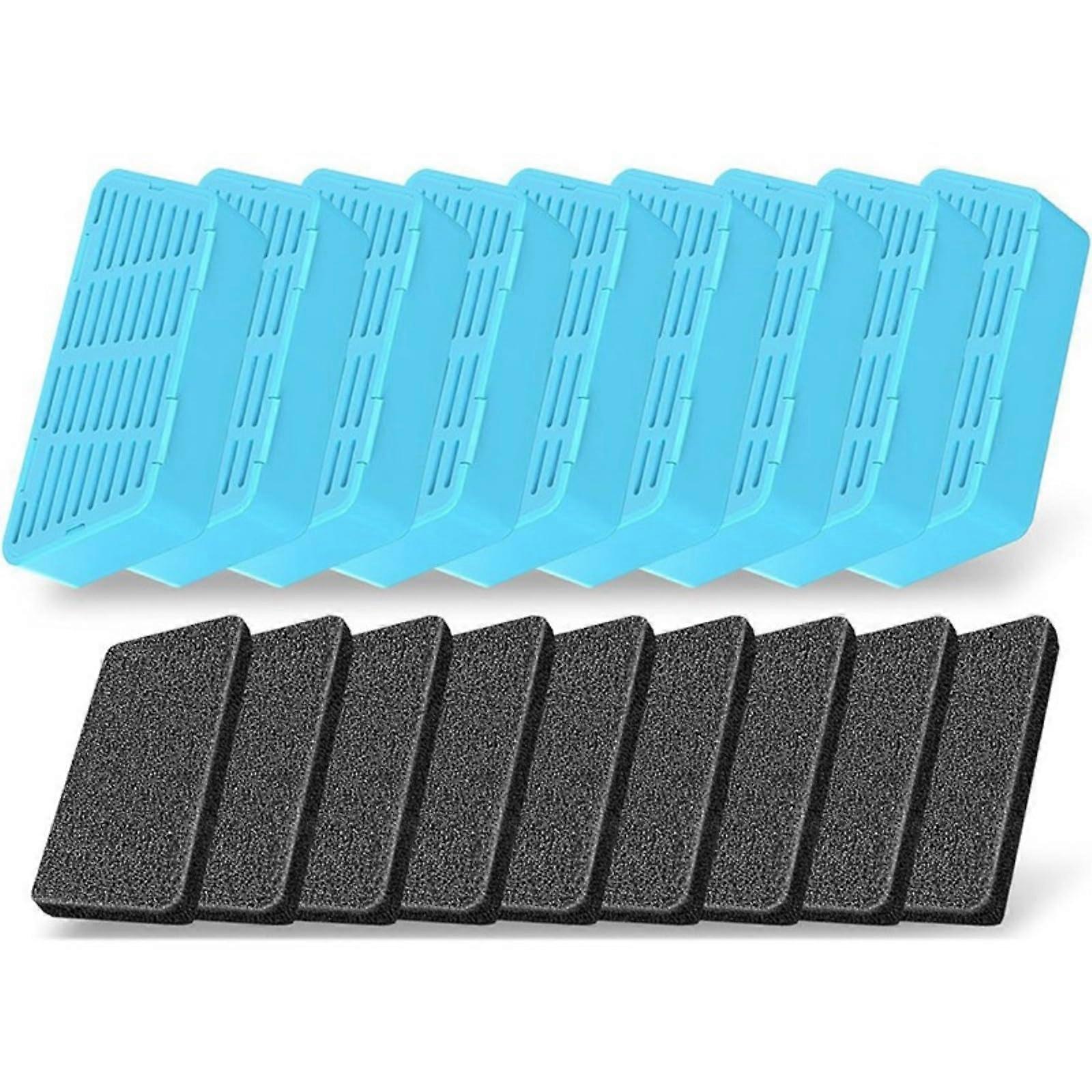 Cat Water Fountain Replacement Filter With Sponges For PET Hydration Systems 9-Pack Compatible With Cat Water Dispensers