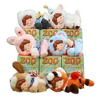 6 stuks cartoon figuren pop ornament schattige knuffel pop voor kinderen