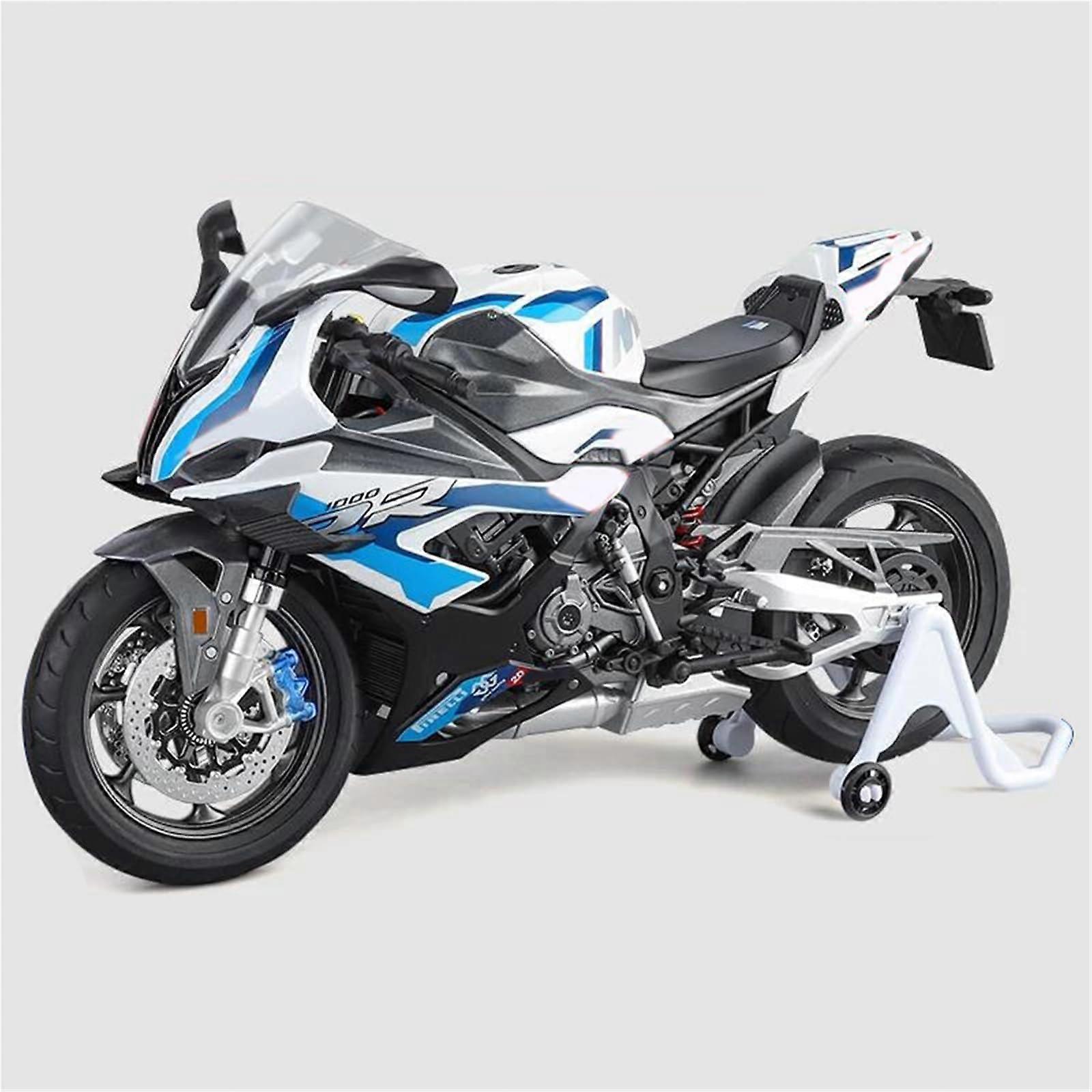 1:9 For S1000RR , Motorcycle Model Made of DieCast Alloy, Vehicle Collection, Sound and Light, OffRoad Vehicle, Toy Car