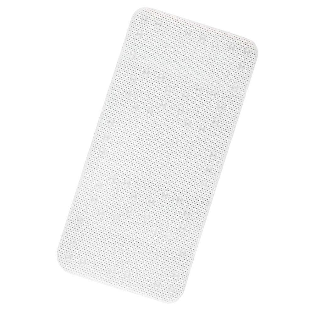 Non Slip Bath Tub Mat with Suction Cups, Comfortable Shower Pad, Machine Washable, Easy to Clean, Safe for Adults, Fits Smooth Surfaces