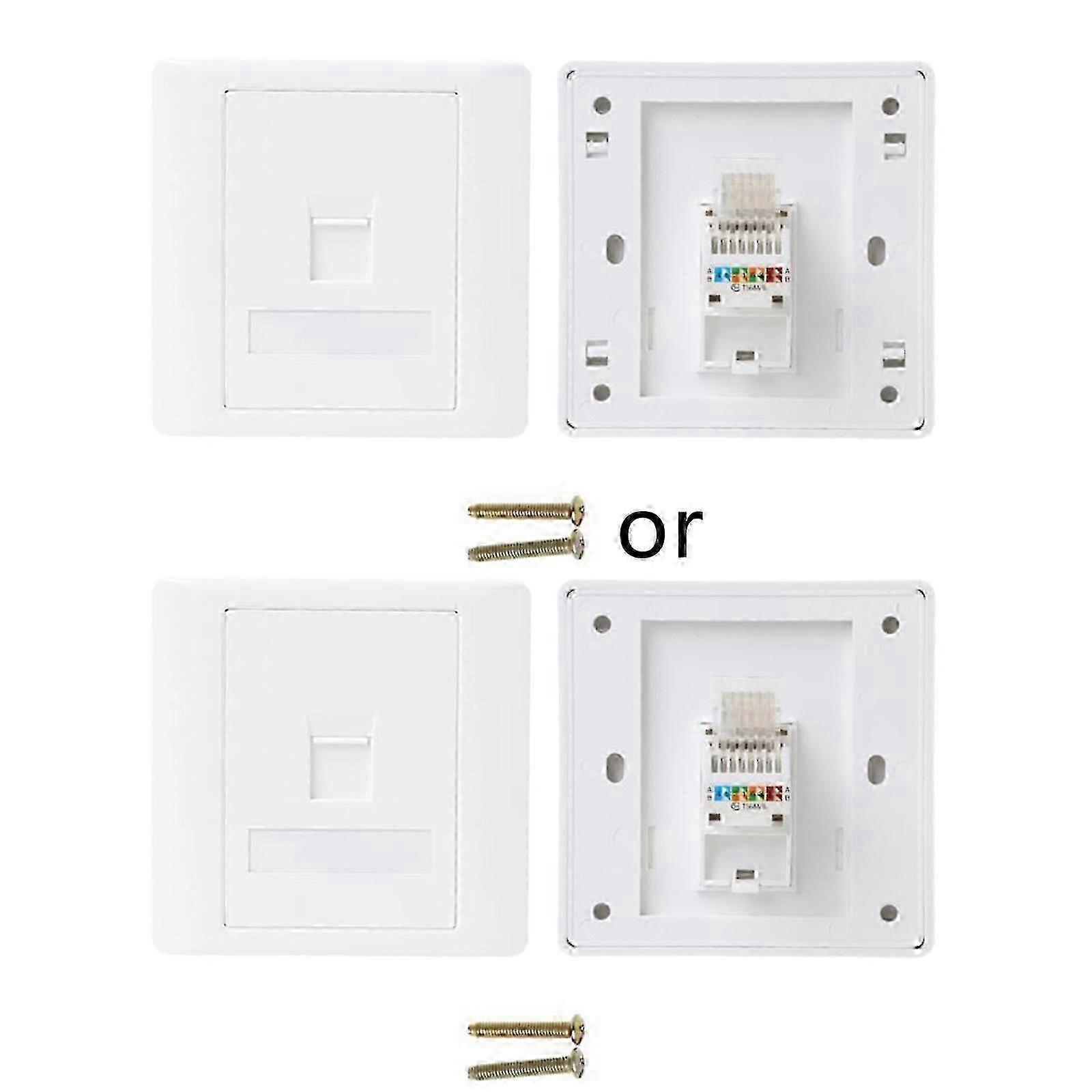 86 Tipo painel do soquete da rede de CAT5E com a tomada de relação do cabo RJ45 - módulo da conexão do computador para a casa ou o escritório