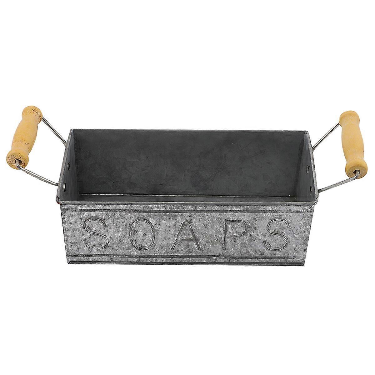 Decorative Iron Flower Pot and Soap Container for Home Balcony – Stylish Planter and Storage for Plant Lovers