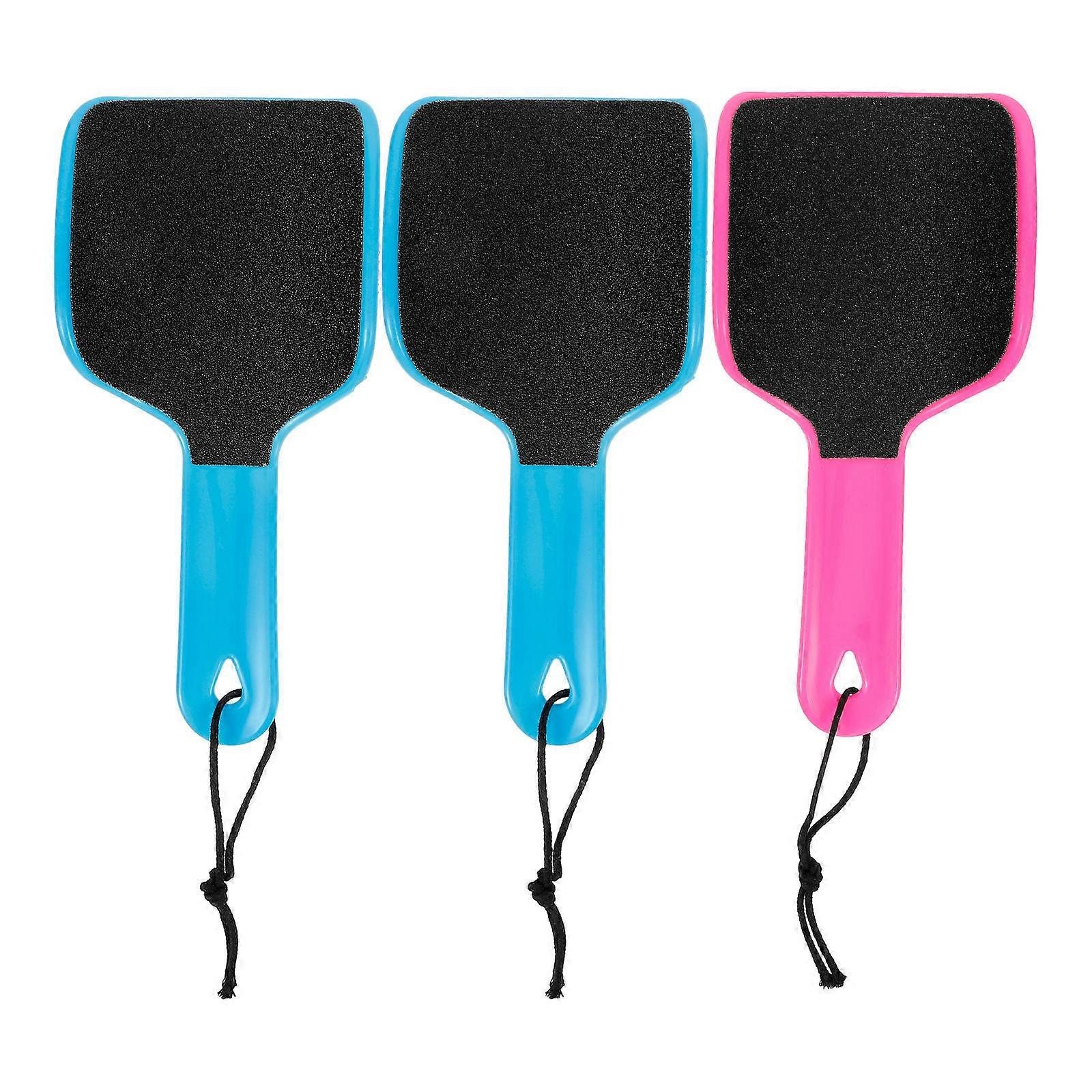 Assorted Color Foot Scrubber File DoubleSided Dead Skin Remover Lightweight Durable for Home Use Size 3Pcs