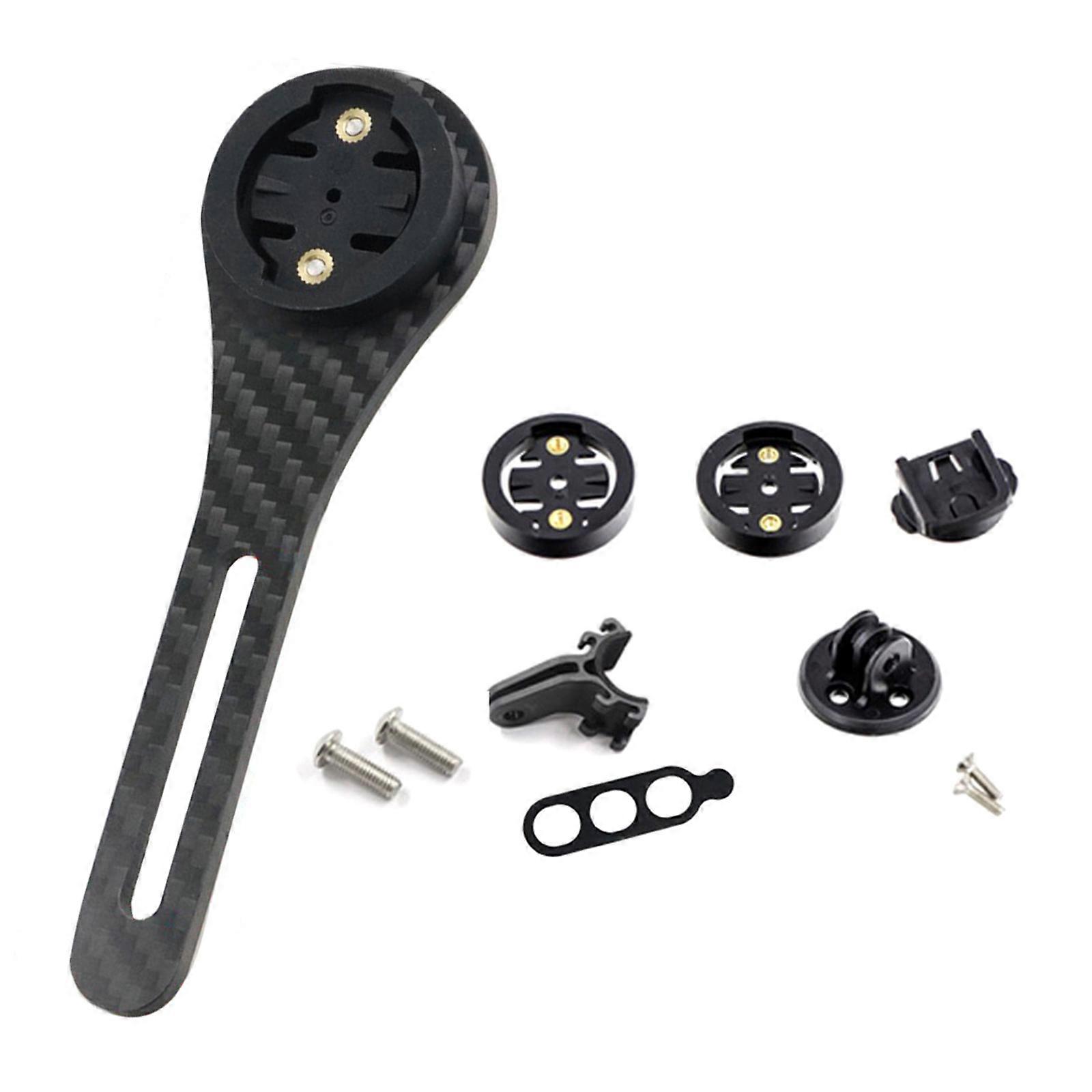 Bike Cycling Computer Stopwatch Bracket Speedometer Mount Holder Extension Bracket Handlebar Mounted Front Holder Multicolor