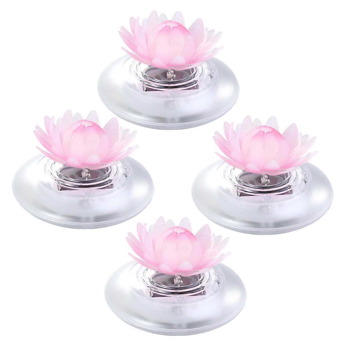 Solar Powered Floating Light Swimming Pool Waterproof Color Changing 4Set