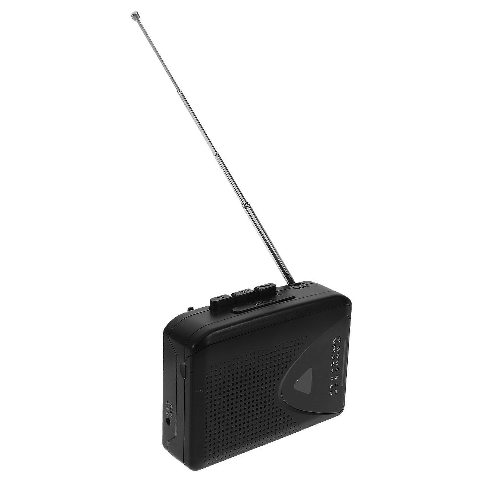 Multifunctional Portable Cassette Tape Recorder with AM for Home Use