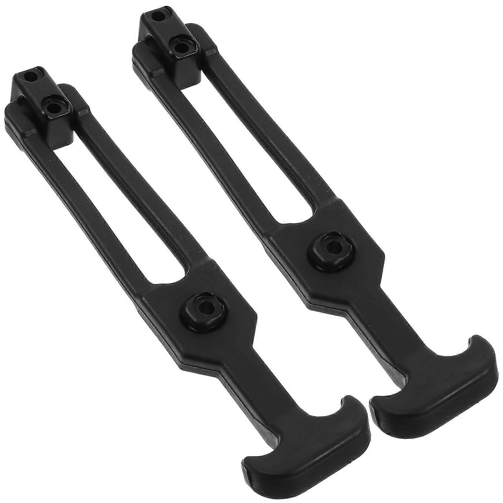 T-Handle Hasp Rubber Tool Box Handle Latch for Toolbox Vibration Reduction 19.80X4.40X2.50cm 2Pcs
