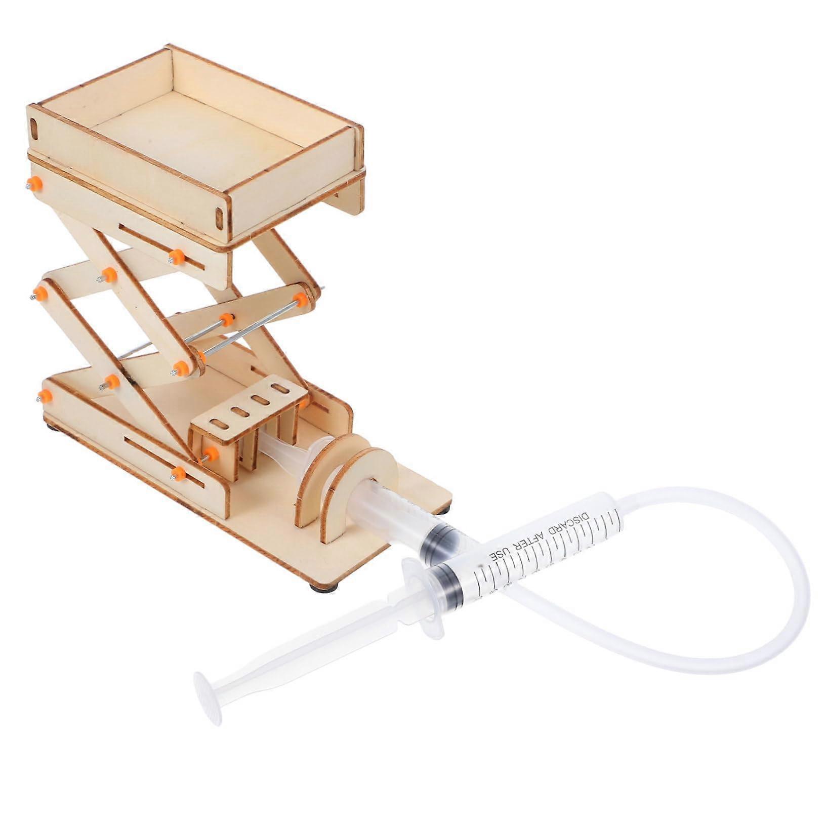 1 set Hydraulic Laboratory Jack Adjustable Lifting Platform for Educational Purposes Handson Experiment Toy Creativity and ProblemSolving Skills