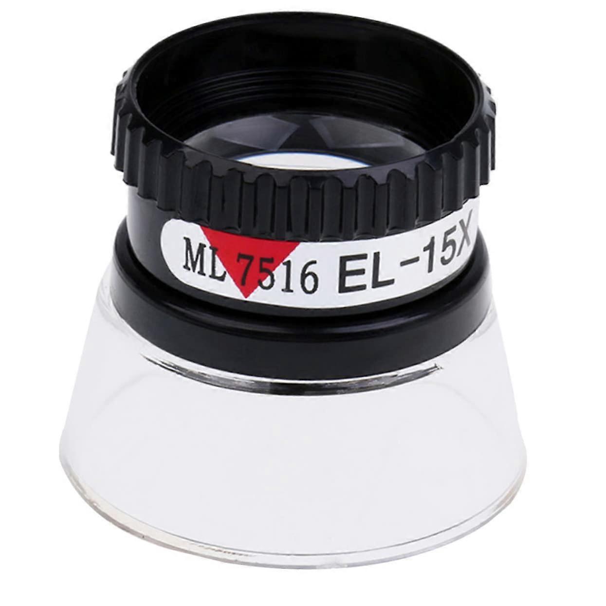 Cylindrical Magnifying Glass Magnification Desktop Reading Aid Made of Material for Cards and Jewellery Inspection and Compact for Daily Use