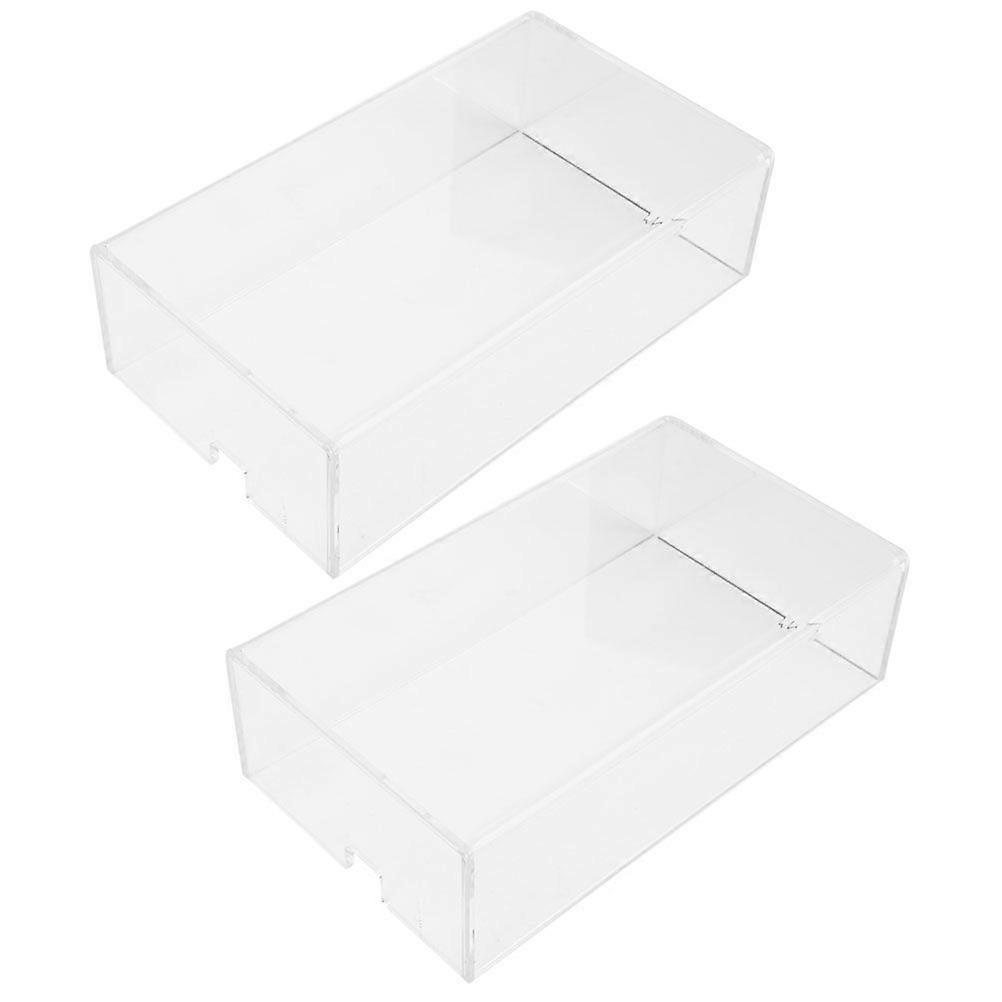 2Pcs Scratch Proof Acrylic Mouse Cover Clear Acrylic Mouse Cover Acrylic Mouse Protector