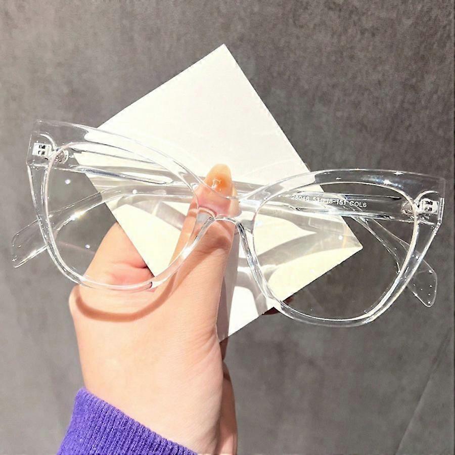 Fashion Glasses Holder Triangle Cat Eye Flat Lens