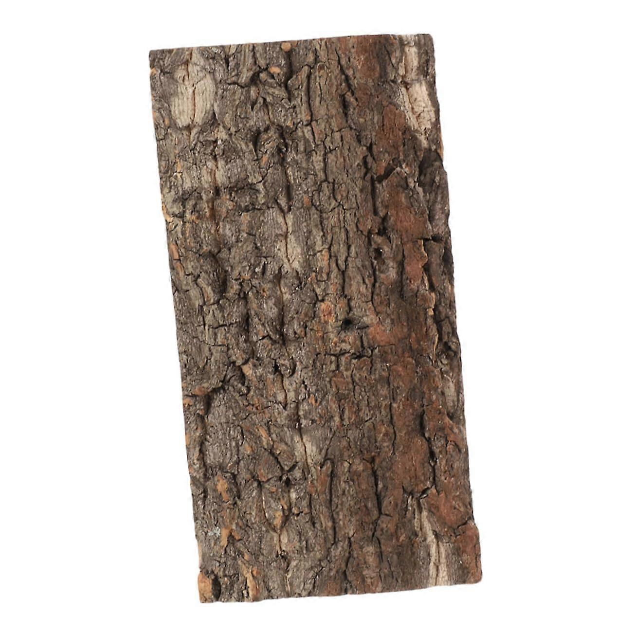 Reptile Terrarium Natural Cork Bark Decor Plate For Aquariums And Reptile Enclosures Lightweight Natural Habitat Accent