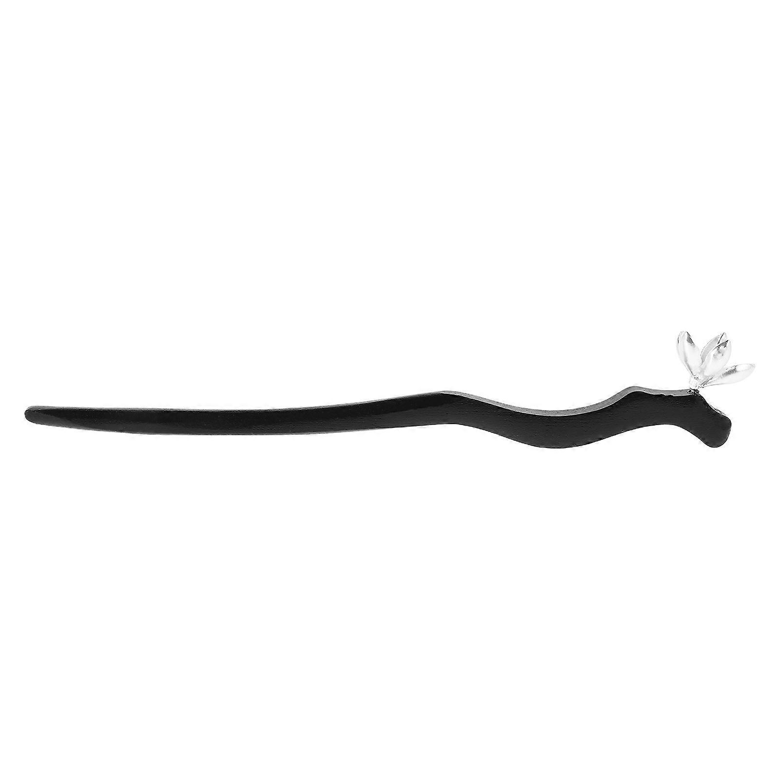 Elegant Chinese Hair Pin with Silver Copper Plating for Decoration and Versatile Use 9 5 Inch