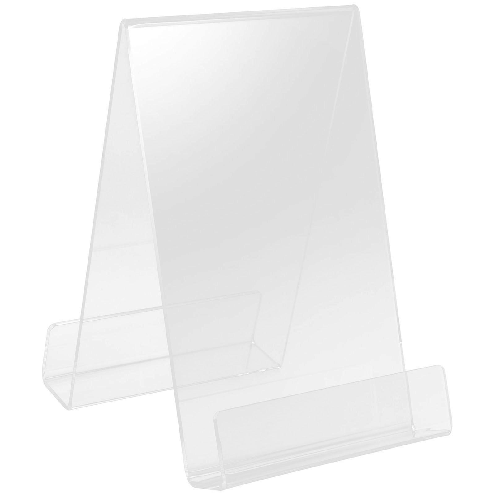 Clear Acrylic Book Rack Clear Desktop Bookshelf Tabletop Phone Acrylic Holder