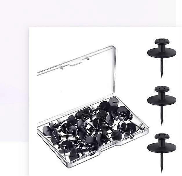 30pcs Push Pin Picture Hanger: Picture Hanging Hooks - Decorative Push Pin Hooks For Cork Board - Wall Nails For Hanging Photos And Art