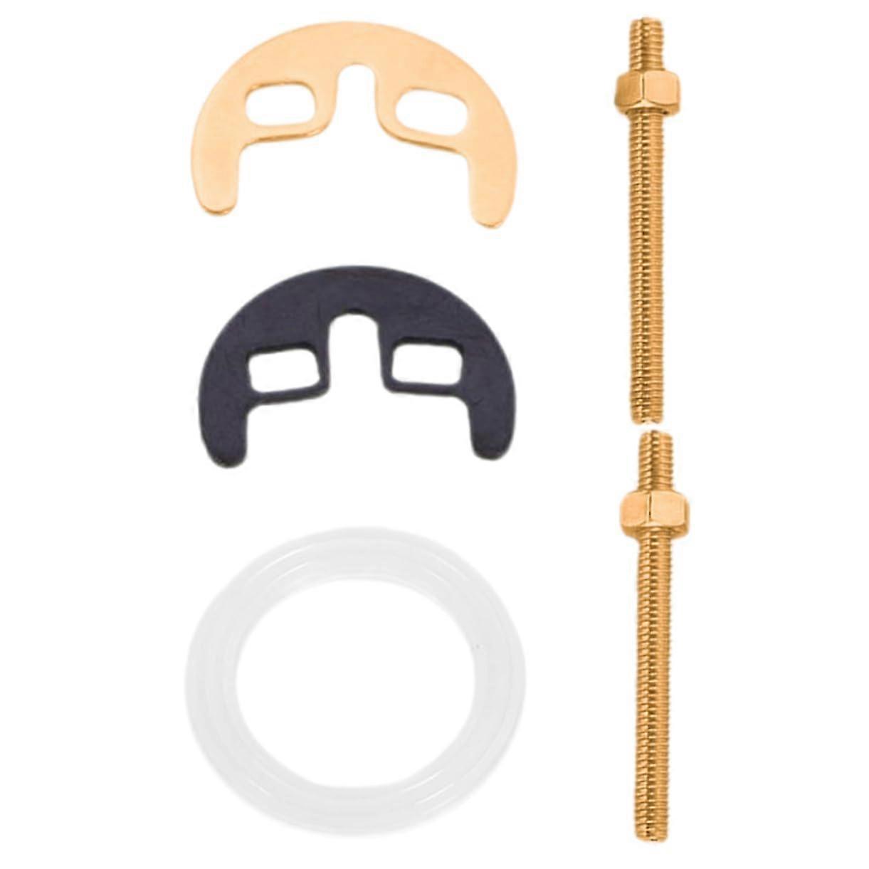 1 set bracket for repairing taps, tap nut and mounting screw for installation and fixing hot water taps, durable.