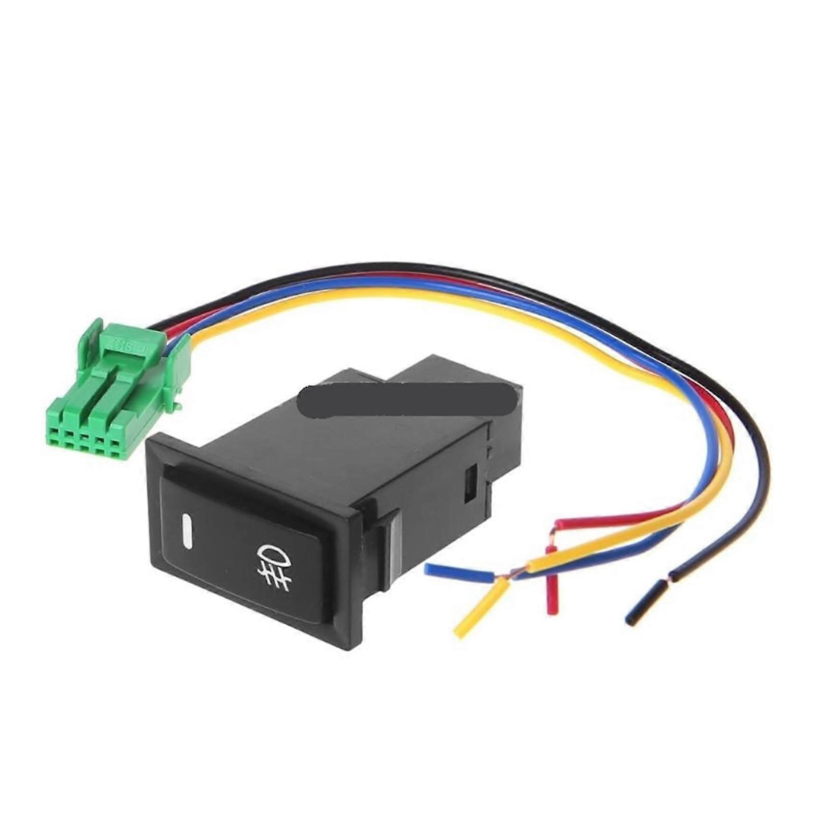 Self-Locking Fog Light Toggle Switch For Toyota Camry Black Auto Accessories