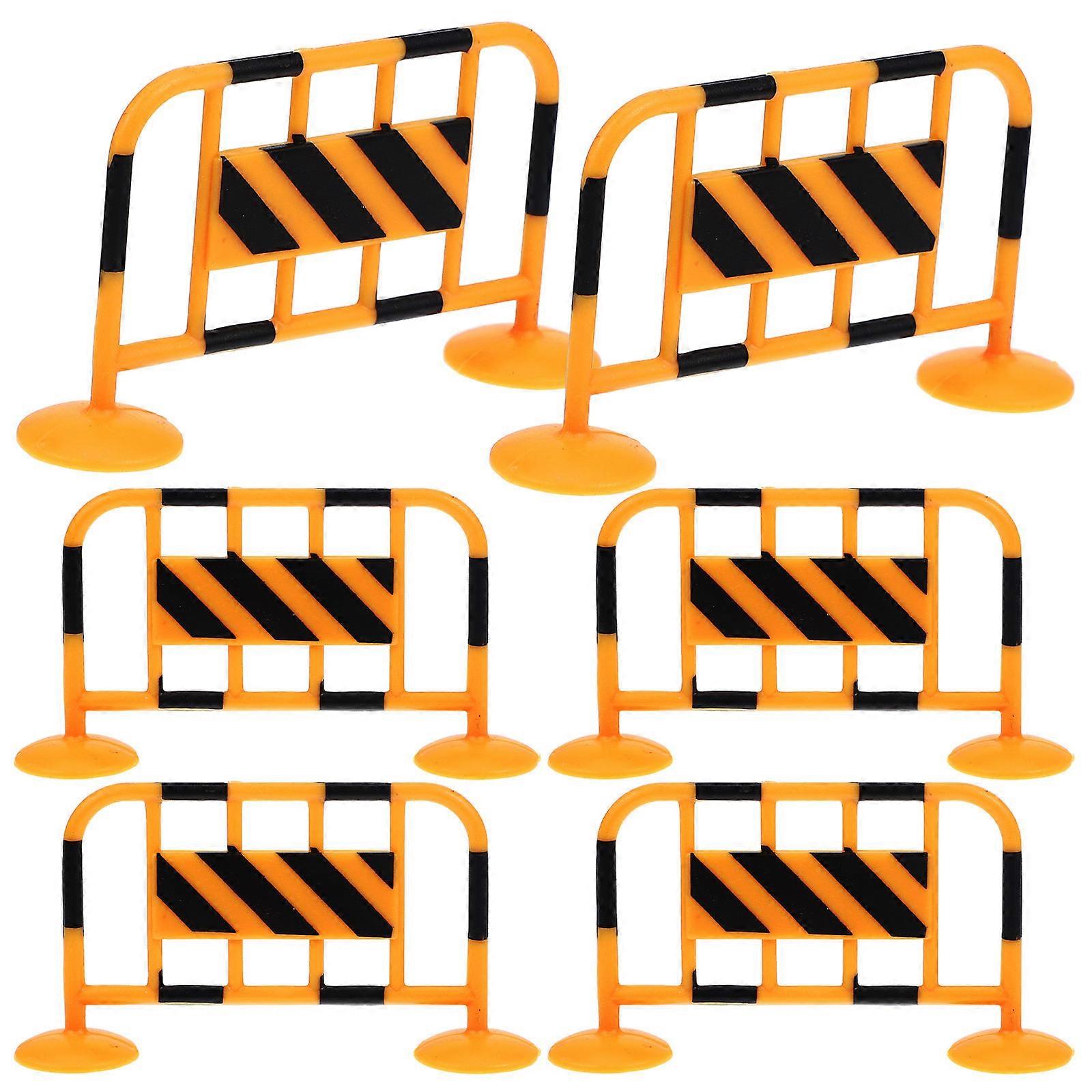 10pcs Mini Traffic Fence Simulation Safety Roadblocks Traffic Signs for Educational Playset Play 

（注： 标题共72字符，符 要 ， 关键信息，避免 复关键词、无关术语及违规内容。）