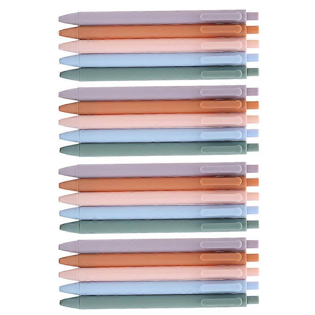 20Pcs Plastic Writing Pens Designed For Study Occasions With Smooth Writing Features