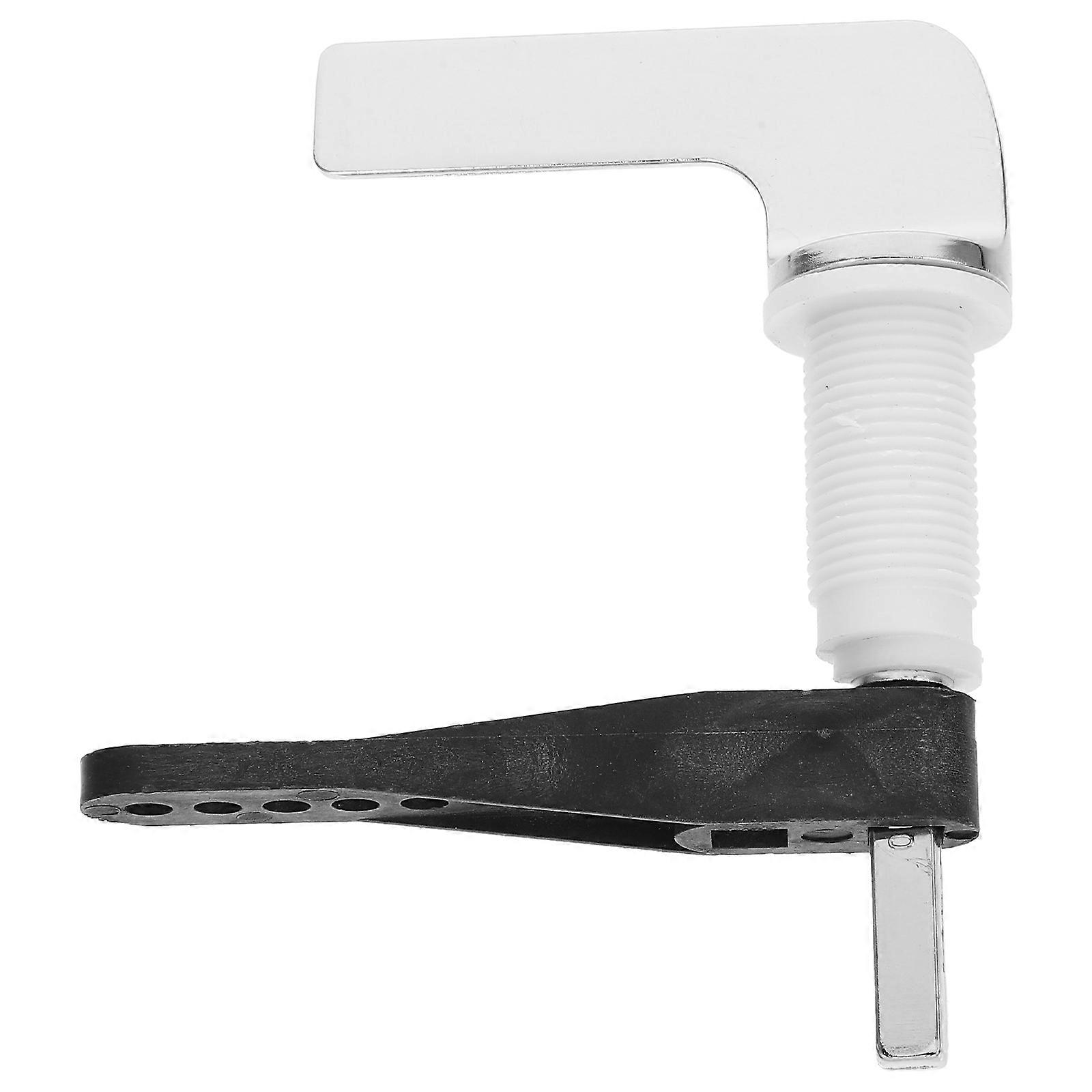 Universal Toilet Handle Replacement For Homeowners Bathroom Setup Durable Zinc Alloy 1Pack