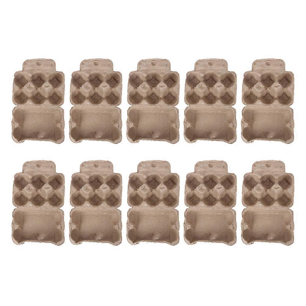 Egg Holder Organizer Tray for Fridge Storage – 10PCS Paper Egg Tray with Elegant Design for Kitchen Organization