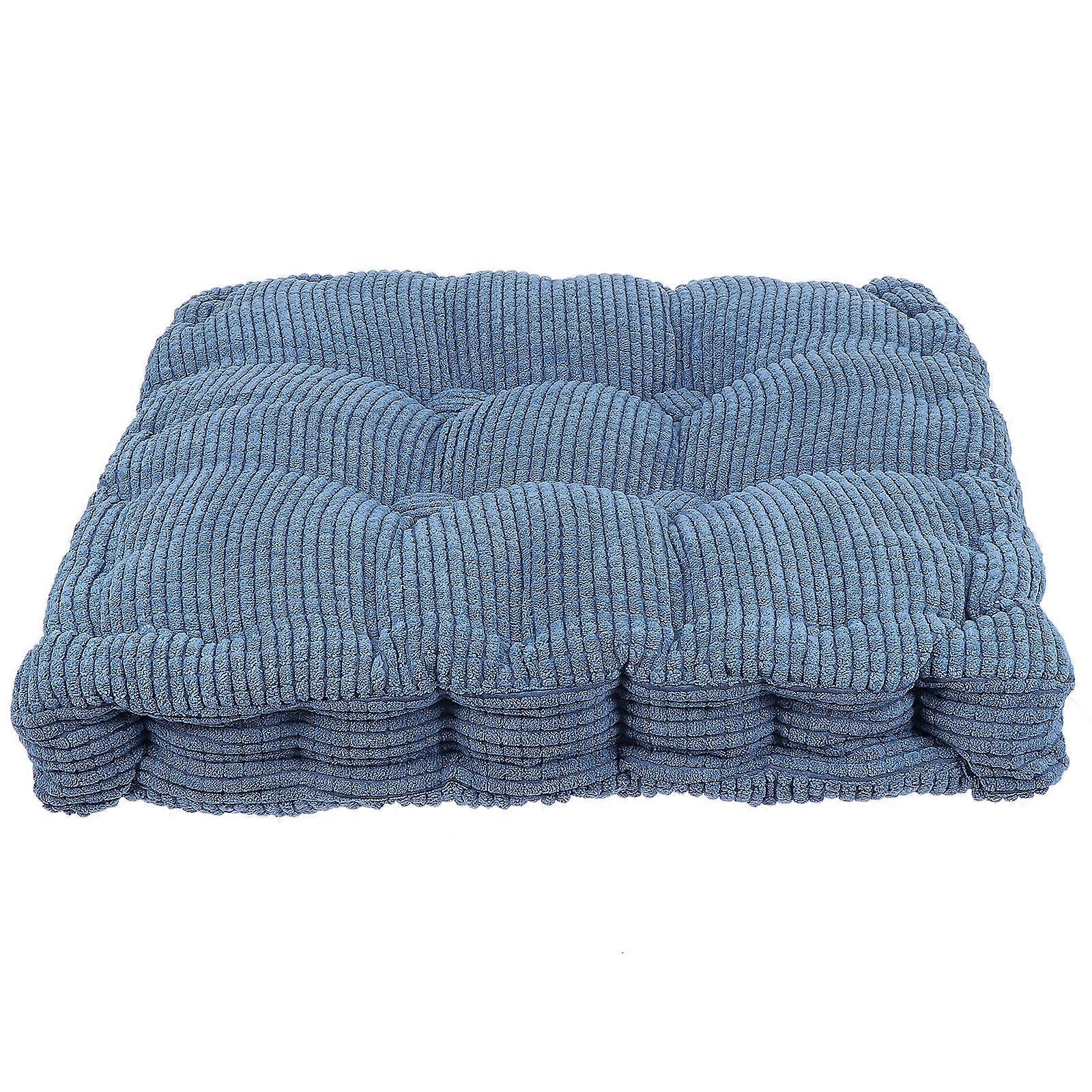 Comfortable Square Seating Cushion For Sofas And Chairs Perfect For Home Or Office Settings In Blue 1Pcs