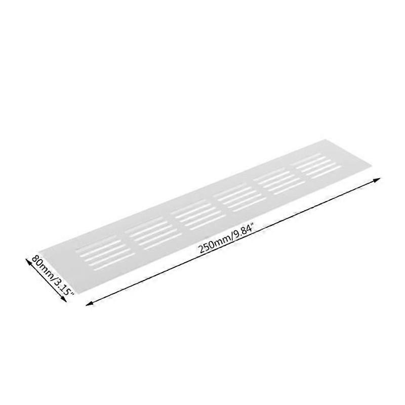 1 Pc Aluminum Alloy Rectangular Air Vent Grille 6 Sizes For Wardrobe Cupboard AU