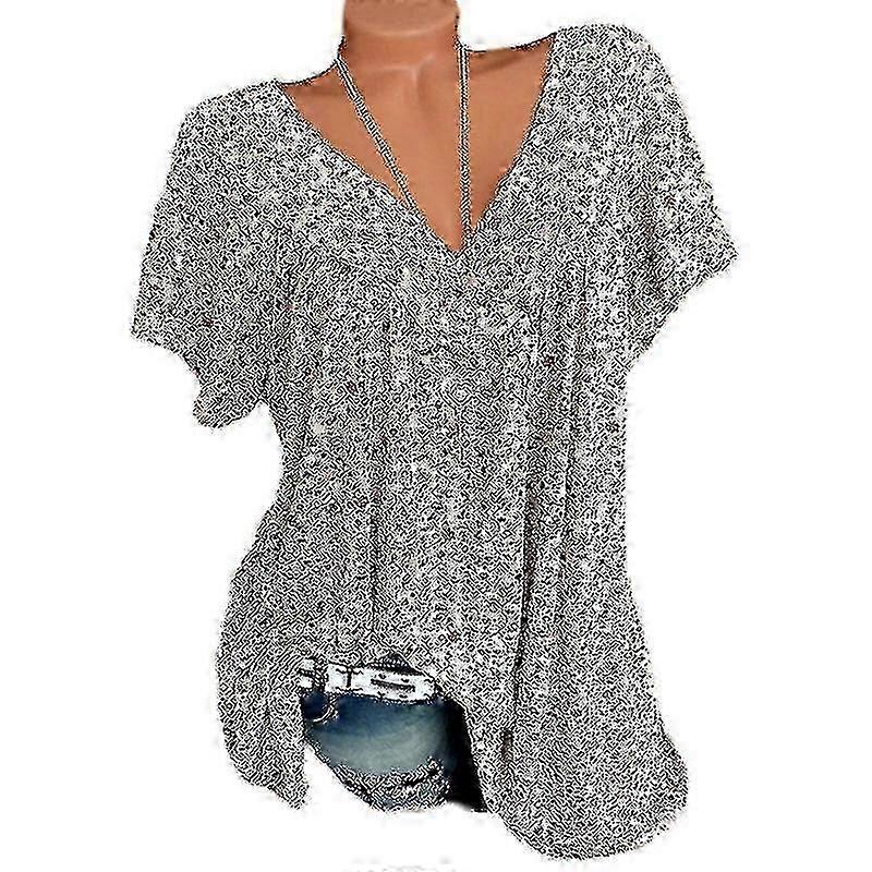 Lett lang topp for kvinner kortermet design