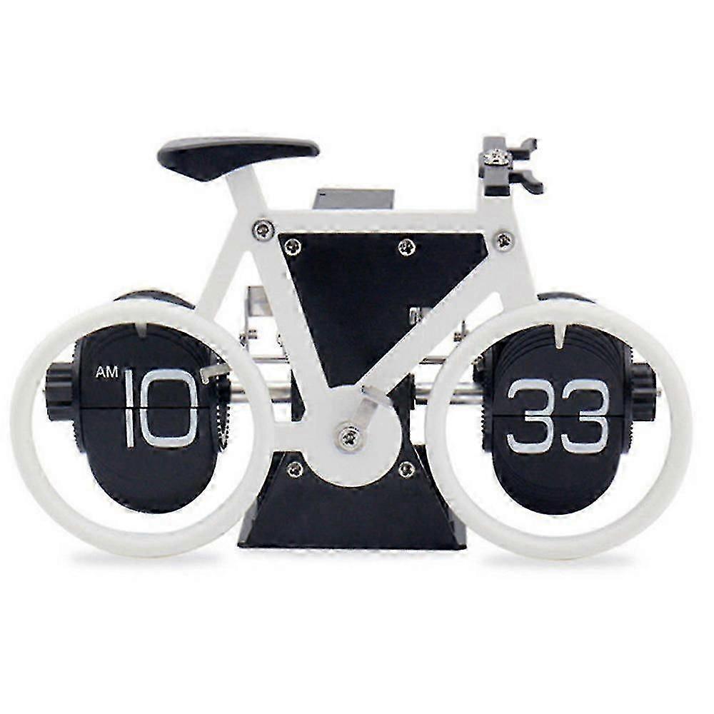 Flip Desk Clock, Retro Retro Automatic Flip Clock Desk Clock Desk Clock Big Number Home Office School Hotel,b